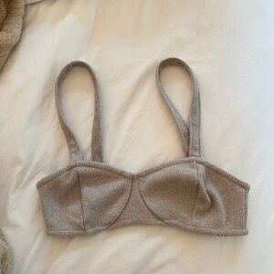 Zara knit bra top